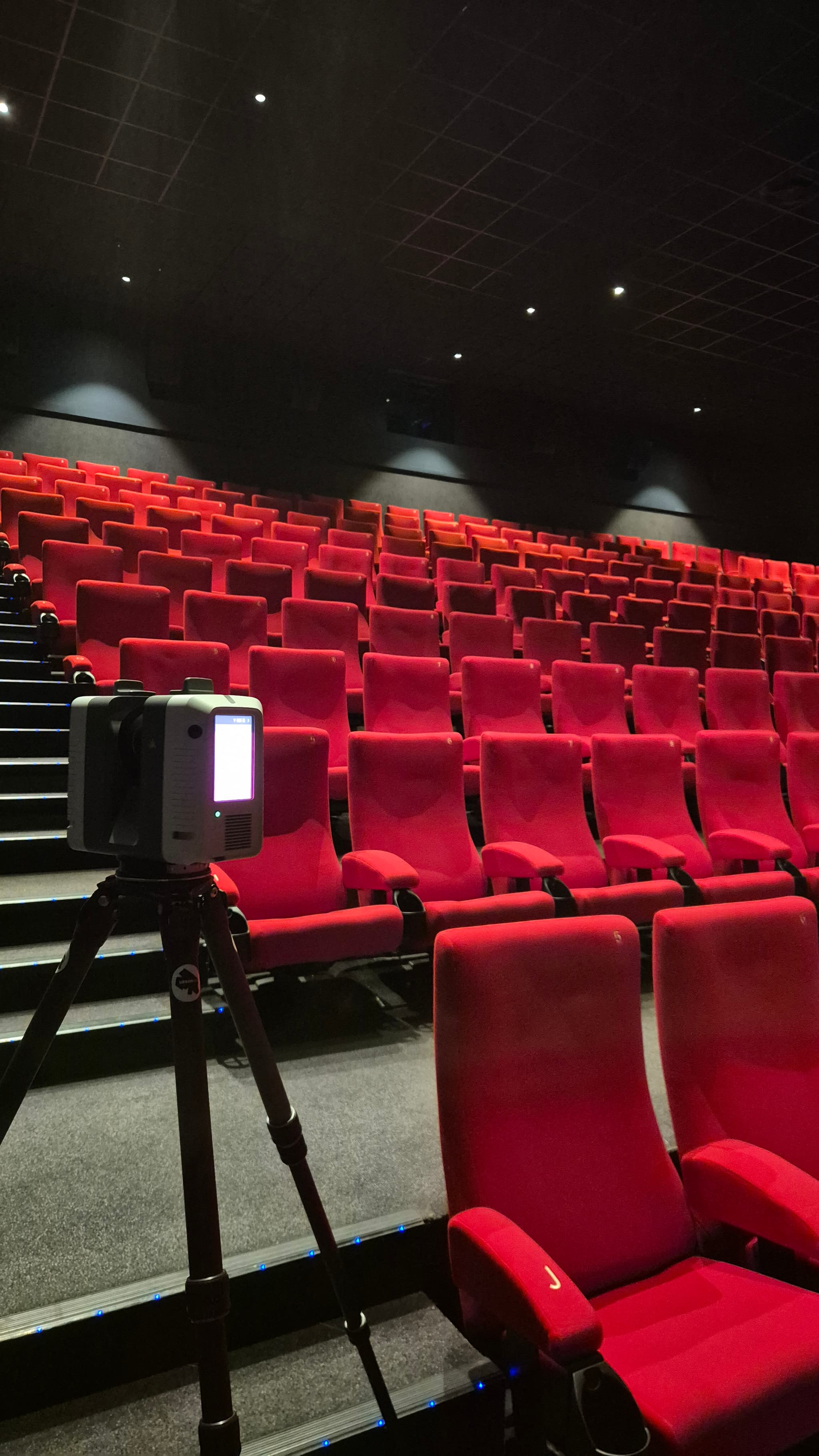 3D-laserscan van Pathé bioscoop in Verviers, opmeting van bestaande toestand als basis voor herinrichting van het bioscoopcomplex